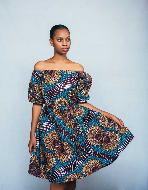 Maya Dress - Ocean