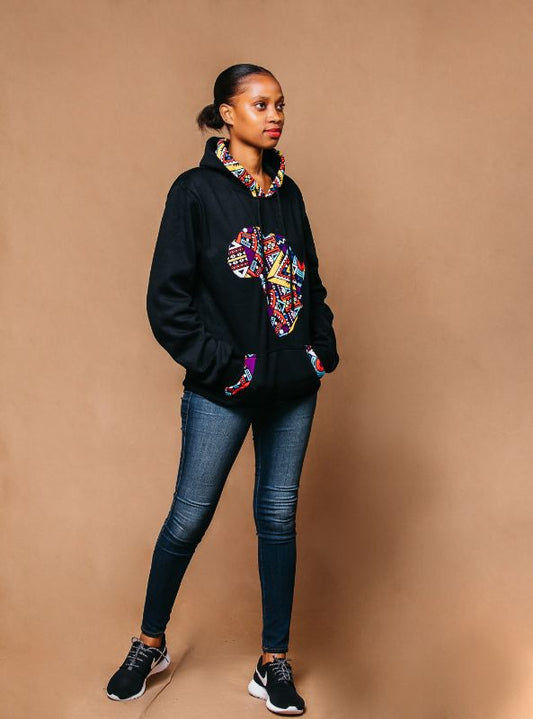 Womens Hoodies - Black